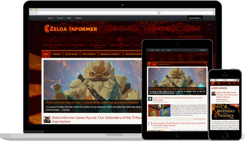 zeldainformer.com screenshot